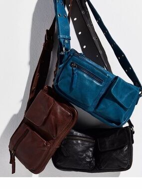 Free People Wade crossbody bag black
